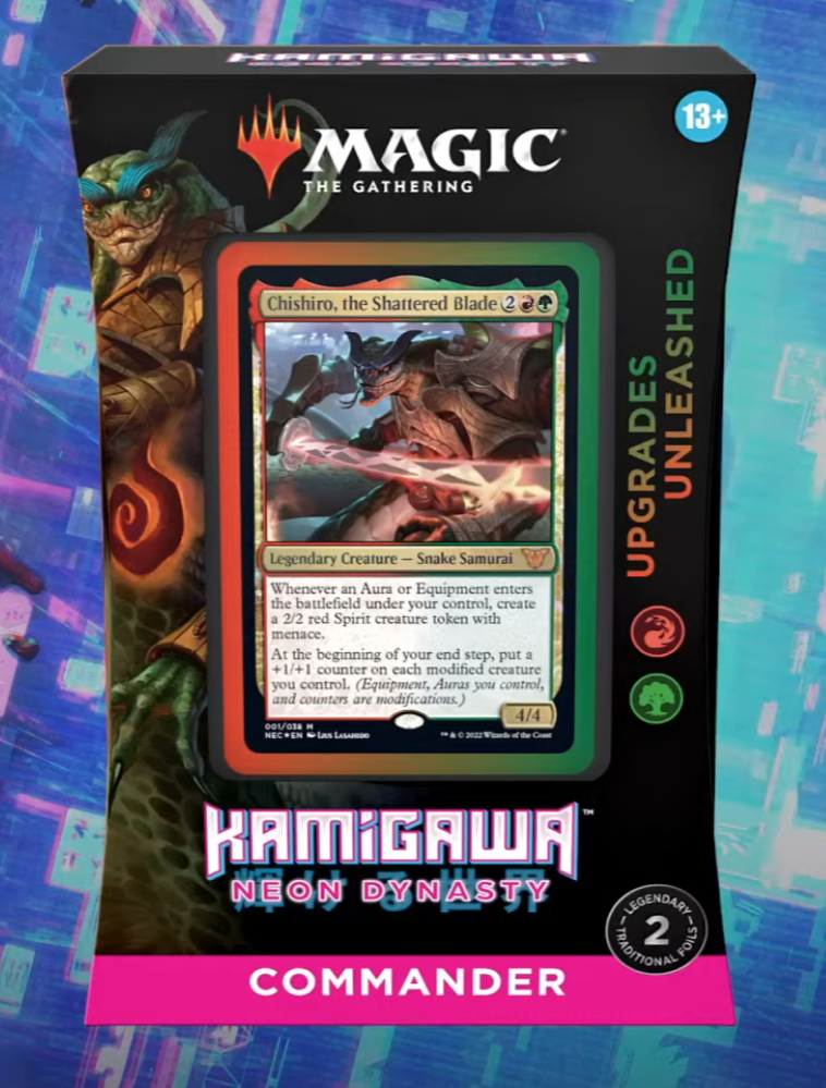 Image of Upgrades Unleashed KAMIGAWA: NEON DYNASTY - COMMANDER DECK