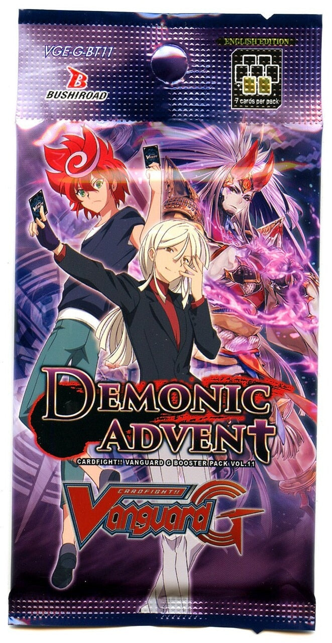 Image of Cardfight!! Vanguard G-BT11 Demonic Advent Booster Pack