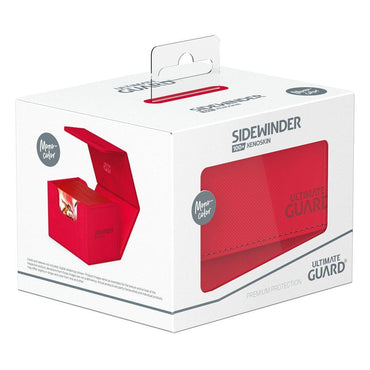 Red (Mono-Color) 100+ Ultimate Guard Sidewinder Xenoskin Deckbox