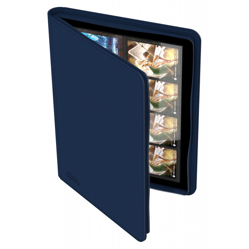 Image of Dark Blue Xenoskin Zipfolio 8 Pocket - Ultimate Guard