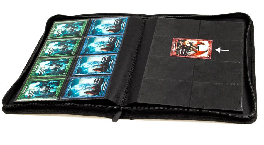 Image of Green Xenoskin Zipfolio 16 Pocket - Ultimate Guard